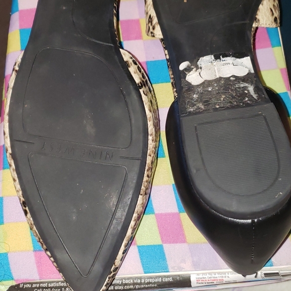 Nine West Python Patterned Flats - Picture 5 of 6